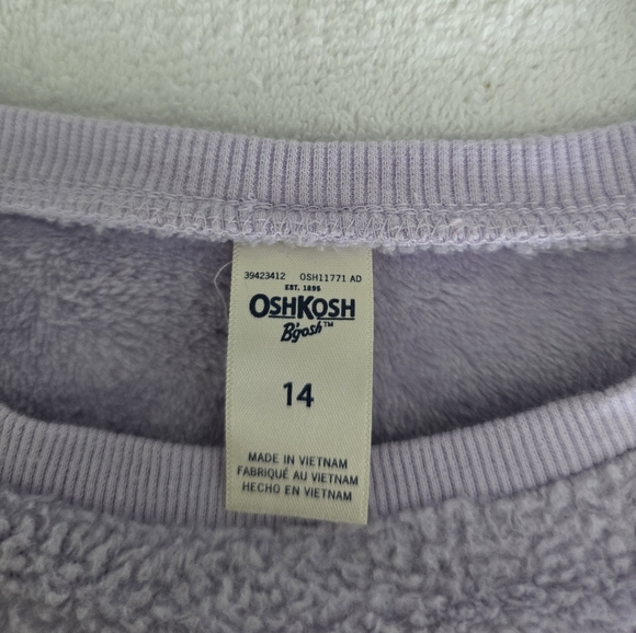 Lavender Unicorn Sweater Size 14 - Picture 4 of 7